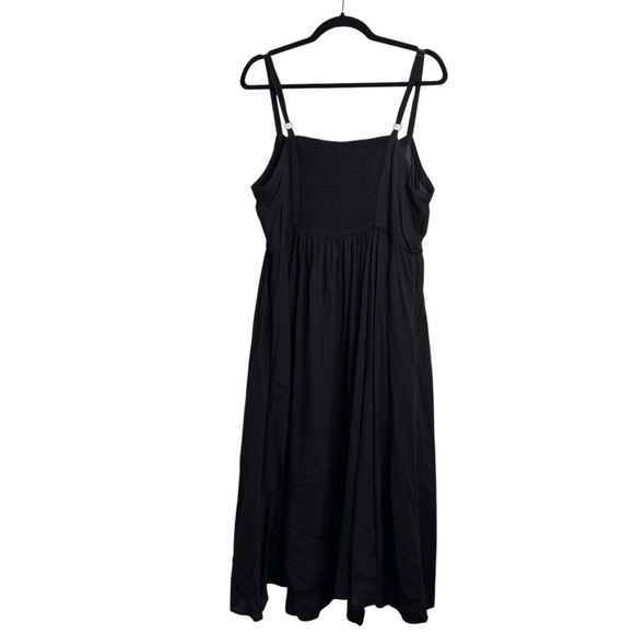 Torrid Plus Size Black Spaghetti Strap Midi Dress - Picture 4 of 9